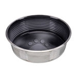 Comedero Acero Inox. Acristalado, 1.3l/ø20 cm