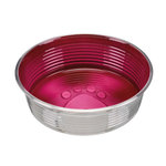 Comedero Acero Inox. Acristalado, 1.3l/ø20 cm