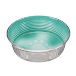 Comedero Acero Inox. Acristalado, 1.3l/ø20 cm
