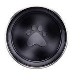 Comedero Acero Inox. Acristalado, 1.3l/ø20 cm
