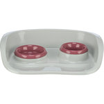 Set de Comedero, Plástico, 46 × 11 × 30 cm, 0.25l/0.3l