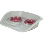 Set de Comedero, Plástico, 46 × 11 × 30 cm, 0.25l/0.3l