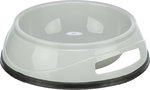 Comedero Plástico Pesado, Anillo Caucho, 1.5l, ø20 cm