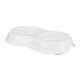 Double cat bowl, light-weight version, plastic, 0.2 l/ø 11 cm