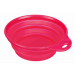 Travel bowl, silicone, solid rim, 0.5 l/ø 14 cm