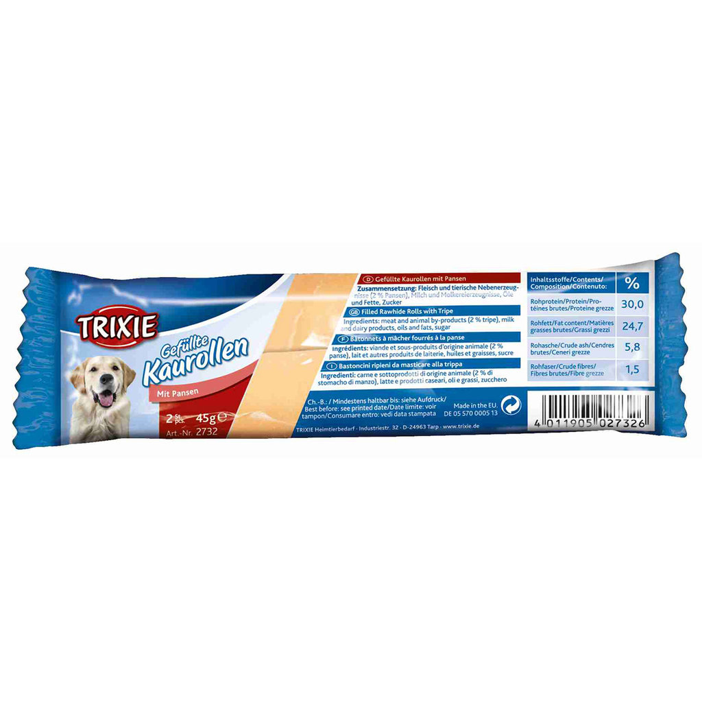 2 Rollitos rellenos Tripa, 12 cm, 45 g