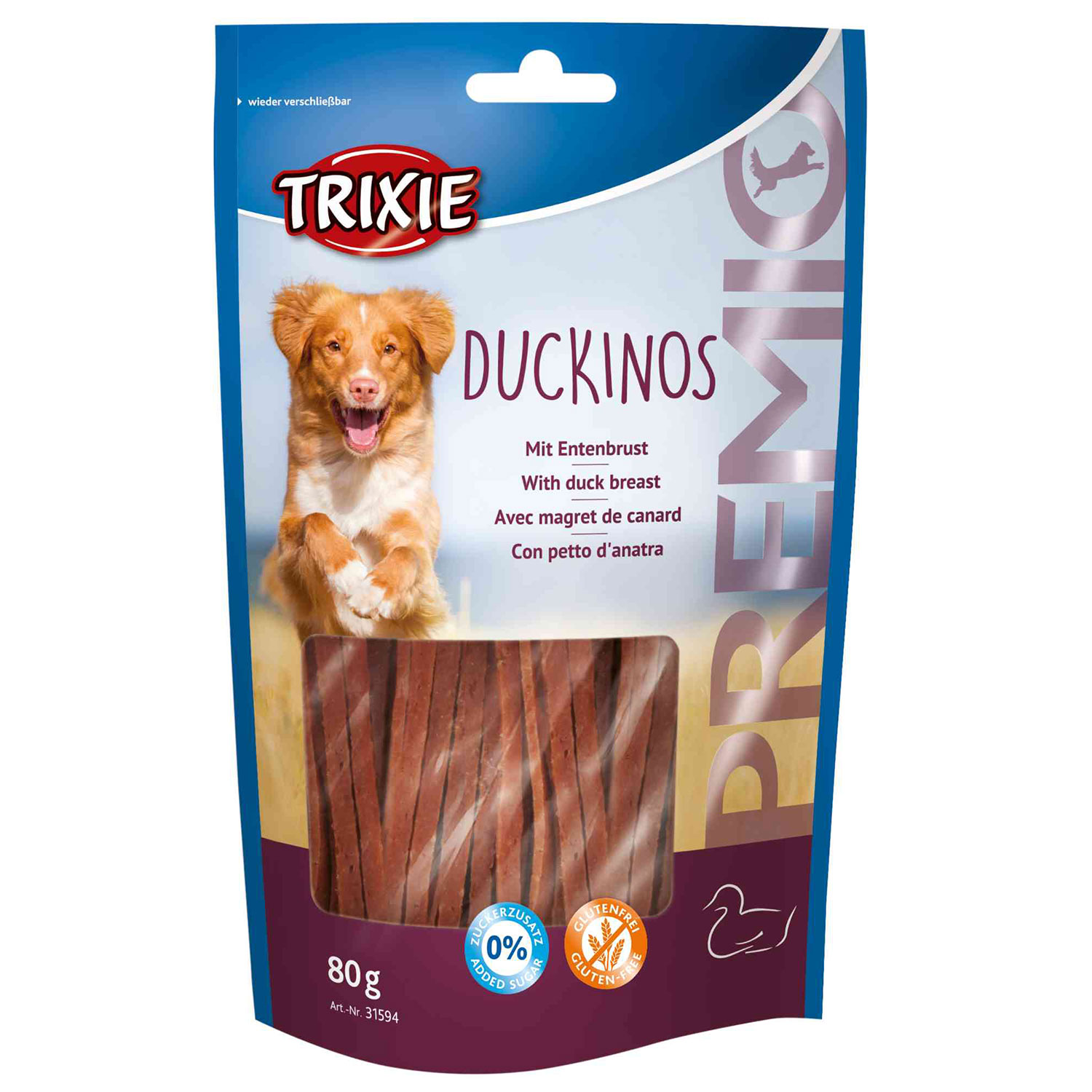 Snack PREMIO Duckinos Pato 80 g