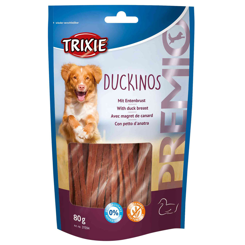 Snack PREMIO Duckinos, Pato, 80 g