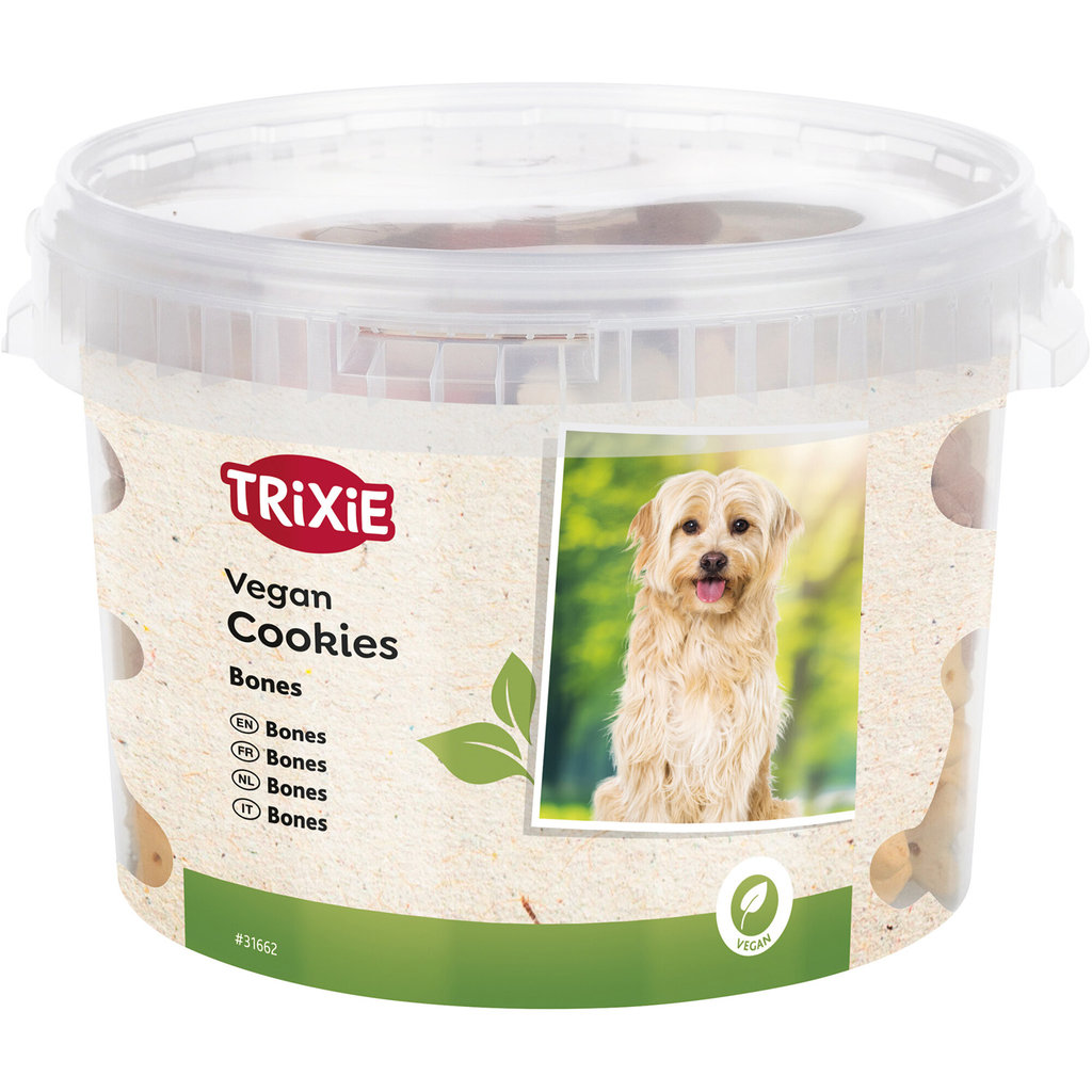 Cubo Snacks de Galleta, Huesos, 1.300 g