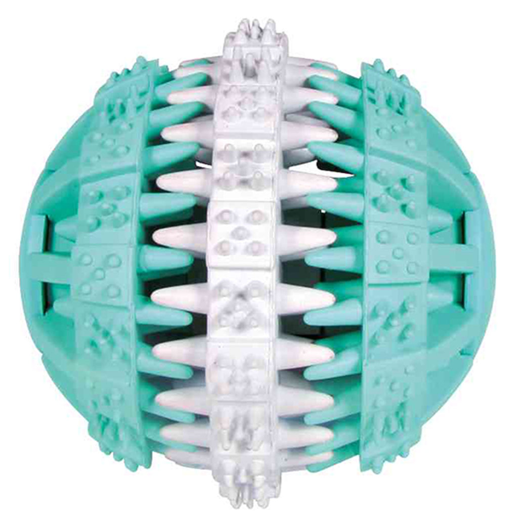 Pelota Denta Fun, Menta, Caucho Natural, ø7 cm