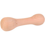 Wooden retrieving dumbbell, rounded, approx. 125 g