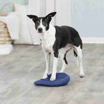 Dog Activity Balance cushion, air-filled, 28 × 4 × 28 cm, dark blue