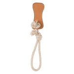 Leatherbone with rope, leather, 14 cm/38 cm