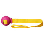Ball on strap, natural rubber, ø 6 × 48 cm