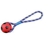 Pelota Fútbol en cuerda, Goma de Caucho, ø8 cm, 35 cm