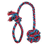 Playing rope with woven-in ball, ø 5.5 × 30 cm