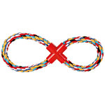 Cuerda Tirador, Algodón, Multicolor, 280 g, ø35 cm