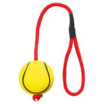 24 sport balls on a rope, foam rubber, floatable, ø 6 × 30 cm