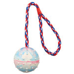 24 balls on a rope, natural rubber, ø 6 × 30 cm