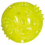 Pelota Flashing, Caucho Termoplástico (TPR), ø5.5 cm, Negro