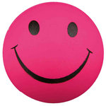 4 smiley balls, foam rubber, ø 6 cm