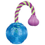 Pelota-Cuerda, Caucho Termoplástico (TPR), ø7 cm/25 cm