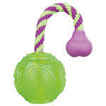 Pelota-Cuerda, Caucho Termoplástico (TPR), ø7 cm/25 cm