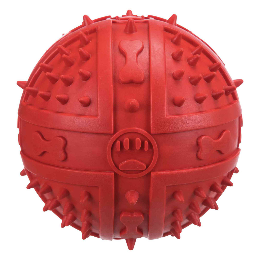 Pelota con Sonido, Caucho Natural, ø9 cm