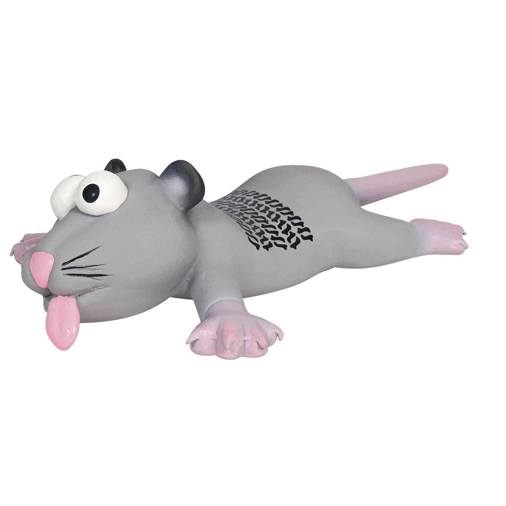 Rata-Ratón, Con huella neumático, Látex, 22 cm