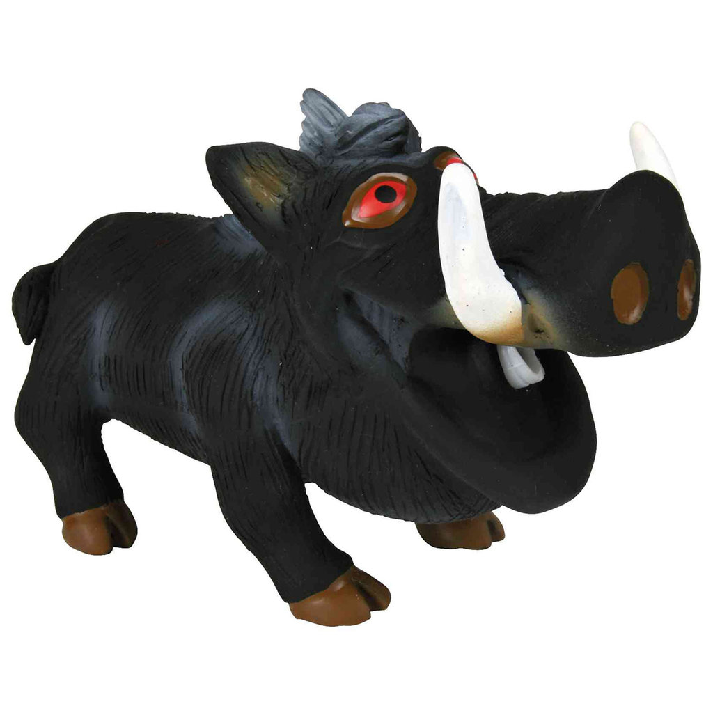 Wild boar, original animal sound, latex, 18 cm