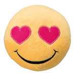 Emoticono Ojos de Corazón, Peluche, ø9 cm