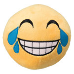 Smiley Laughing, large, plush, ø 14 cm