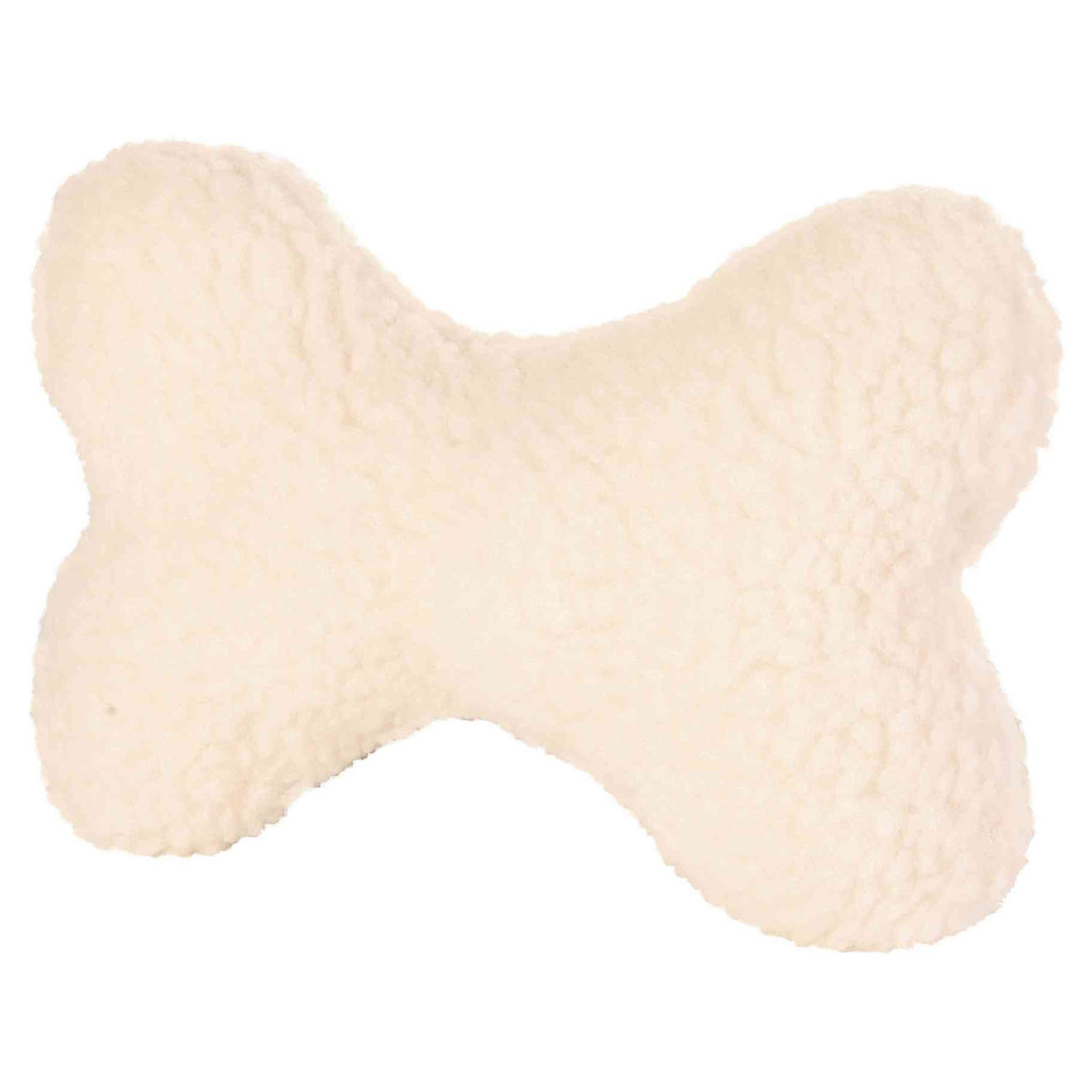 Hueso Peluche Acolchado, con Sonido, 20 cm, Blanco