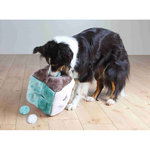 Cubo peluche con 4 Pelotas peluche, 21 cm