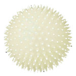 Hedgehog ball, phosphorescent, vinyl, ø 10 cm