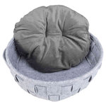 Cama Lennie, ø45 cm, Gris