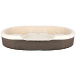 Cama Cosma, 100 × 75 cm, Marrón oscuro-Beige