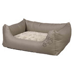 Cama Drago Cosy 110 × 95 cm, Gris topo - Beige