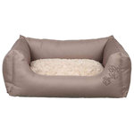 Cama Drago Cosy 110 × 95 cm, Gris topo - Beige