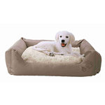 Cama Drago Cosy 110 × 95 cm, Gris topo - Beige