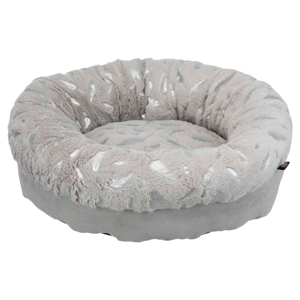 Cama Feather, ø50 cm, Gris-Plata