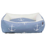 Cama Anchor, 80 × 65 cm, Azul-Blanco
