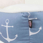 Cama Anchor, 80 × 65 cm, Azul-Blanco