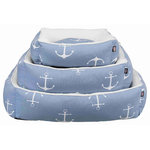 Cama Anchor, 80 × 65 cm, Azul-Blanco