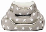 Cama Stars, 80 × 65 cm, Gris topo-Blanco