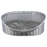 Cesta para perros, 70 cm, Gris