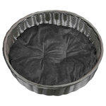 Cesta con Cojín, ø60 cm, Antracita