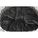 Cesta Nabou, Tejida, ø45 cm, Gris-Blanco