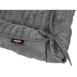 Cama-Cojín Relax, 57 × 45 cm/70 × 60 cm, Antracita