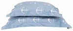 Cojín Anchor, 90 × 65 cm, Azul Claro-Gris